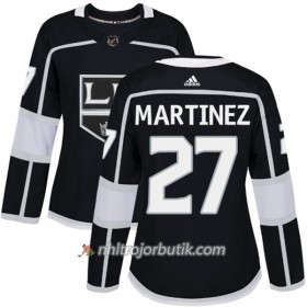 Dame Ishockey Los Angeles Kings Tröja Alec Martinez 27 Adidas 2017-2018 Svart Authentic
